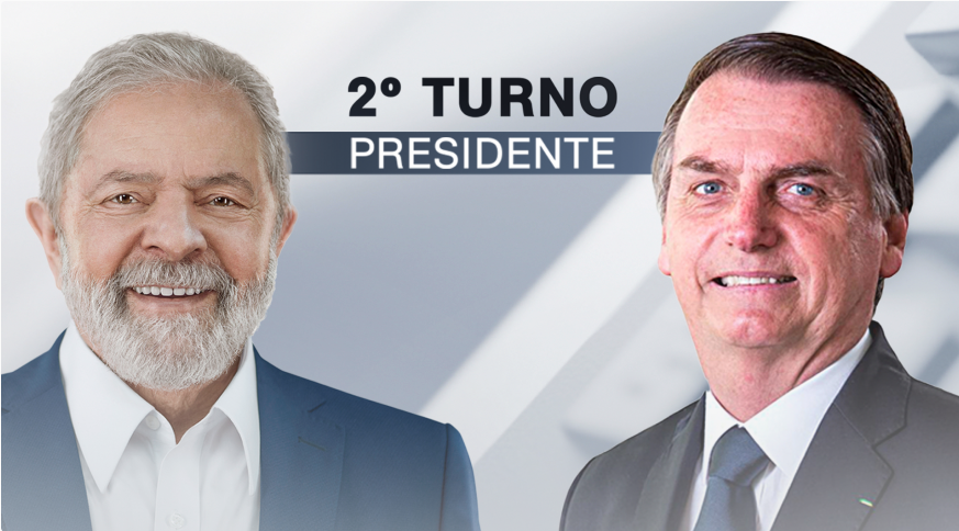 Lula e Bolsonaro vão ao 2º turno em disputa pela Presidência